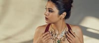 Shraddha Das Steals The Show In Sultry Wine Corset